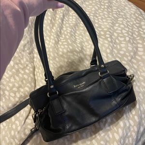 Kate Spade fold over black purse